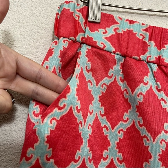 Kate Spade Broome Street Pink Silk Print Mini Skirt Size 4 - Picture 3 of 7